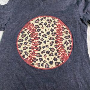 Baseball cheetah shirt